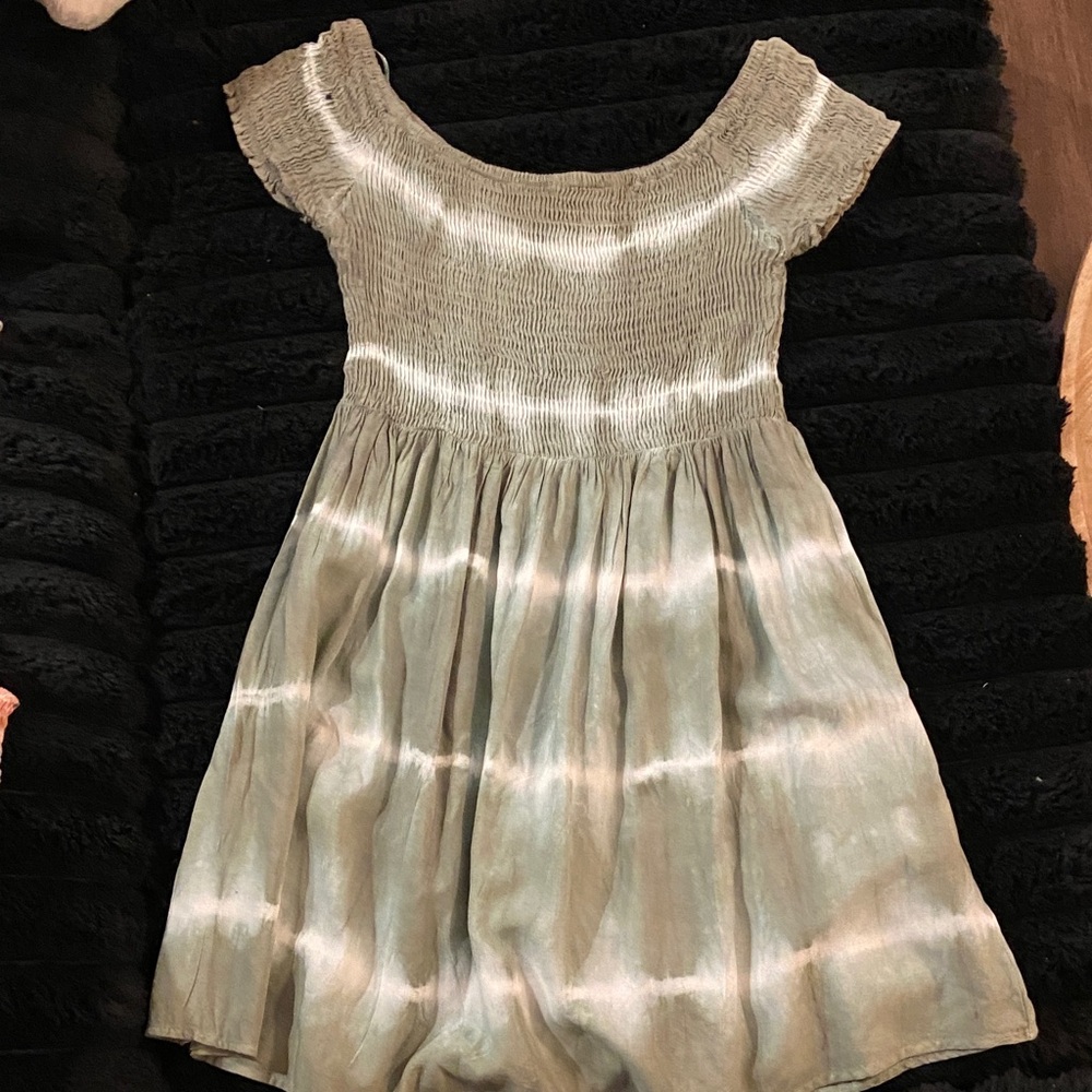 Body Glove Green and White Mini Dress
